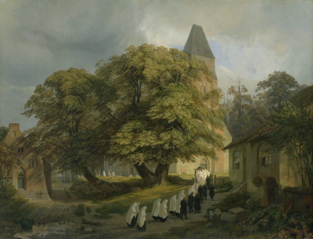 Elstorfer Kirchhof, bei Hamburg (1837) von Jacob Gensler