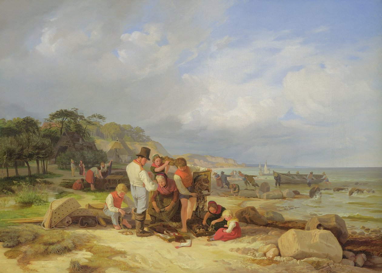 Fischer in Probstei (1835) von Jacob Gensler