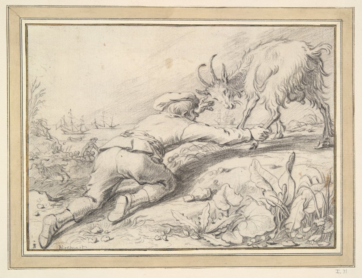 Junge fängt eine Ziege von Jacob Gerritsz Cuyp