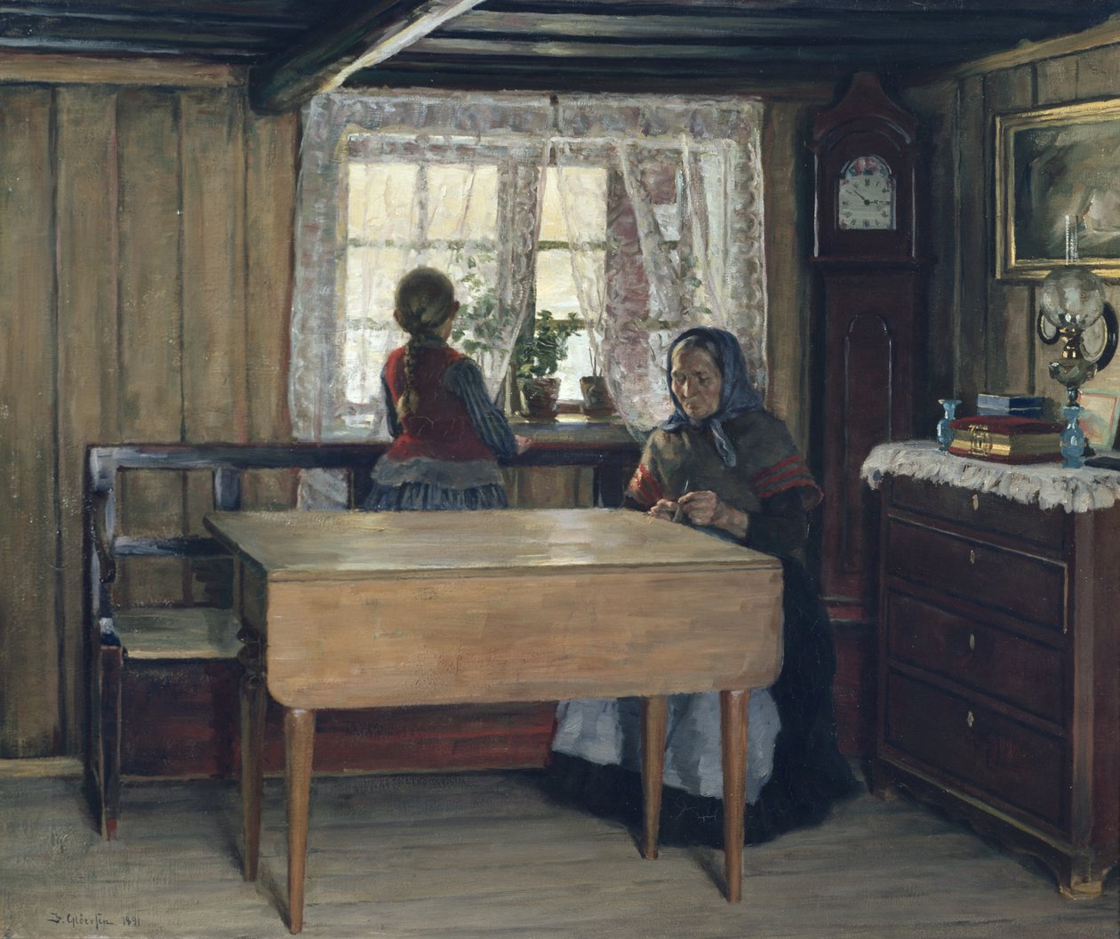 Bei der Großmutter von Jacob Gloersen