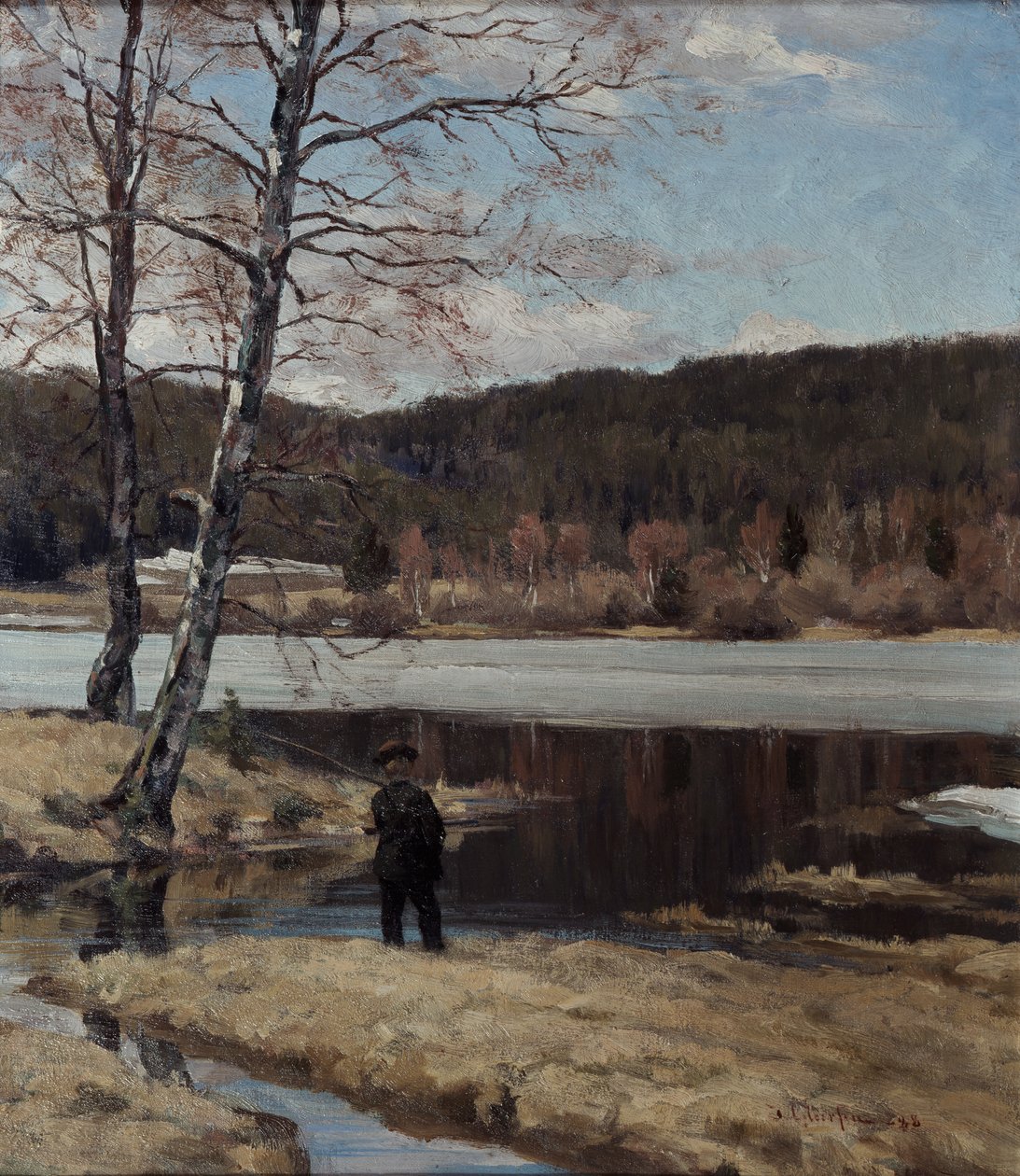 Flussfischer von Jacob Gloersen