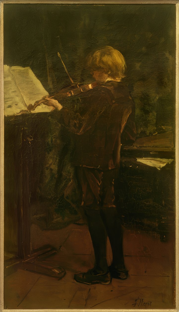 Der Geigenspieler von Jacob Hendricus Maris