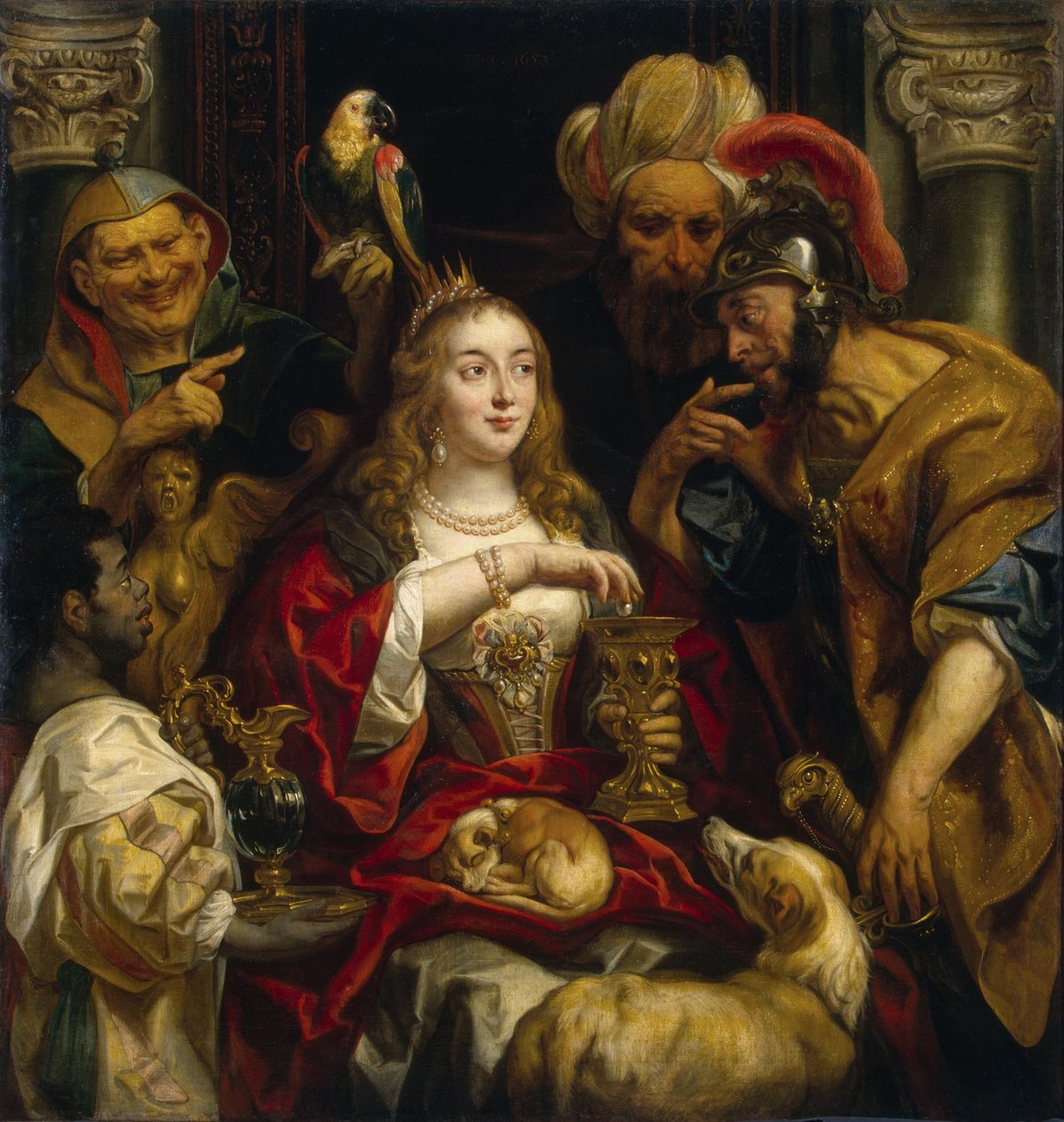 Cleopatras Fest von Jacob Jordaens