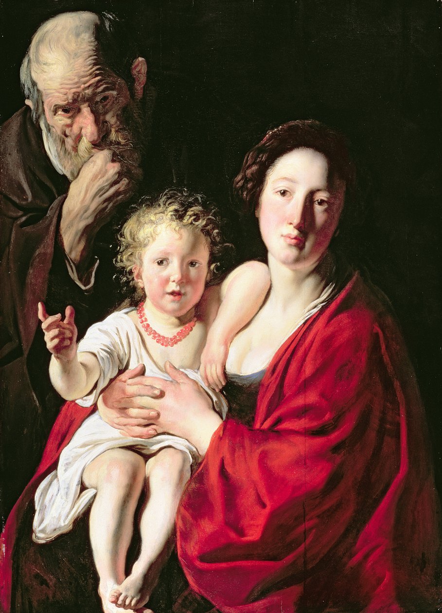 Heilige Familie von Jacob Jordaens