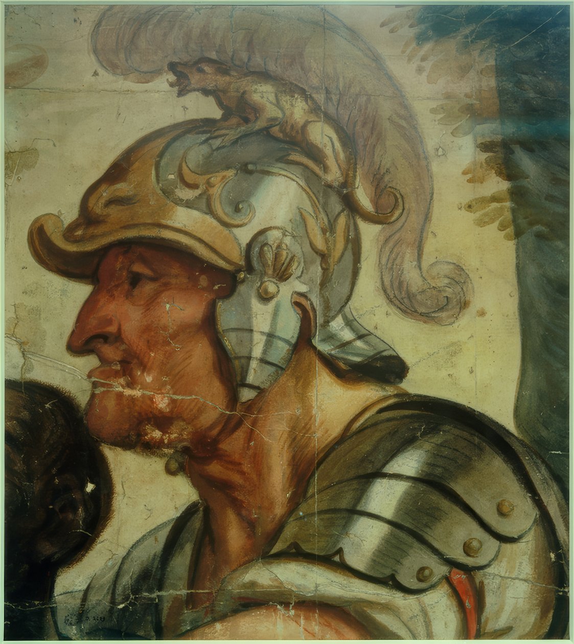 Krieger mit Helm von Jacob Jordaens