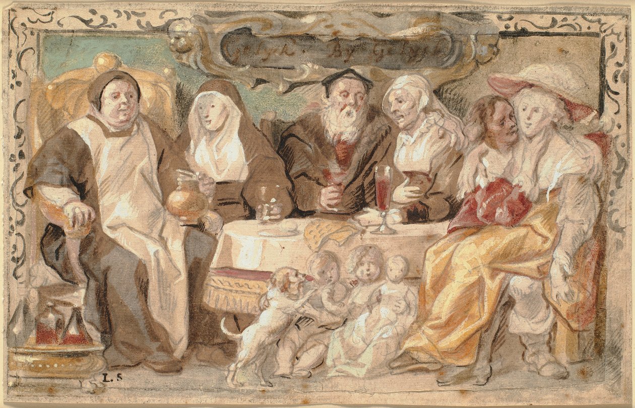 Gleich und gleich gesellt sich gern von Jacob Jordaens