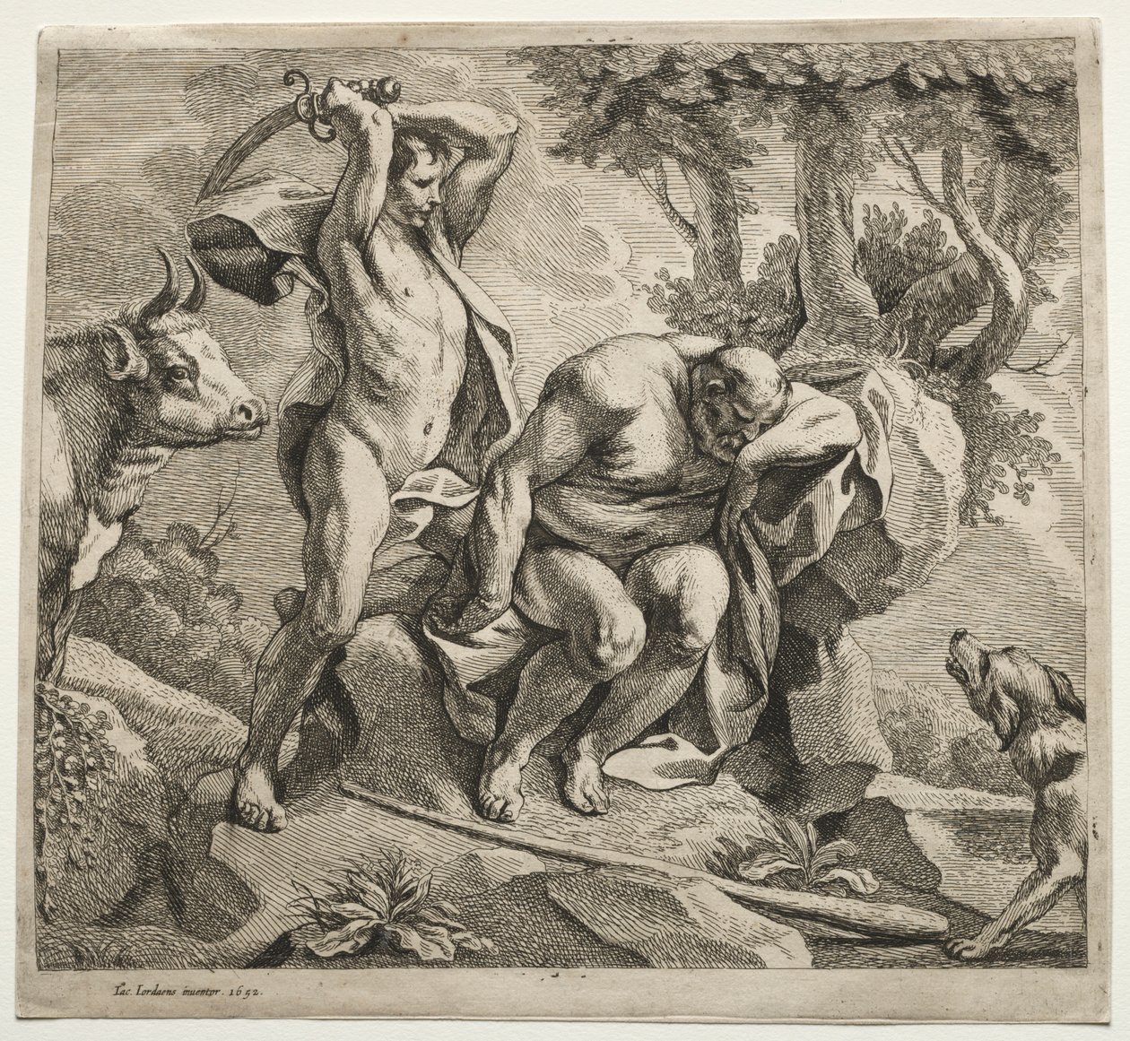 Merkur tötet Argus von Jacob Jordaens