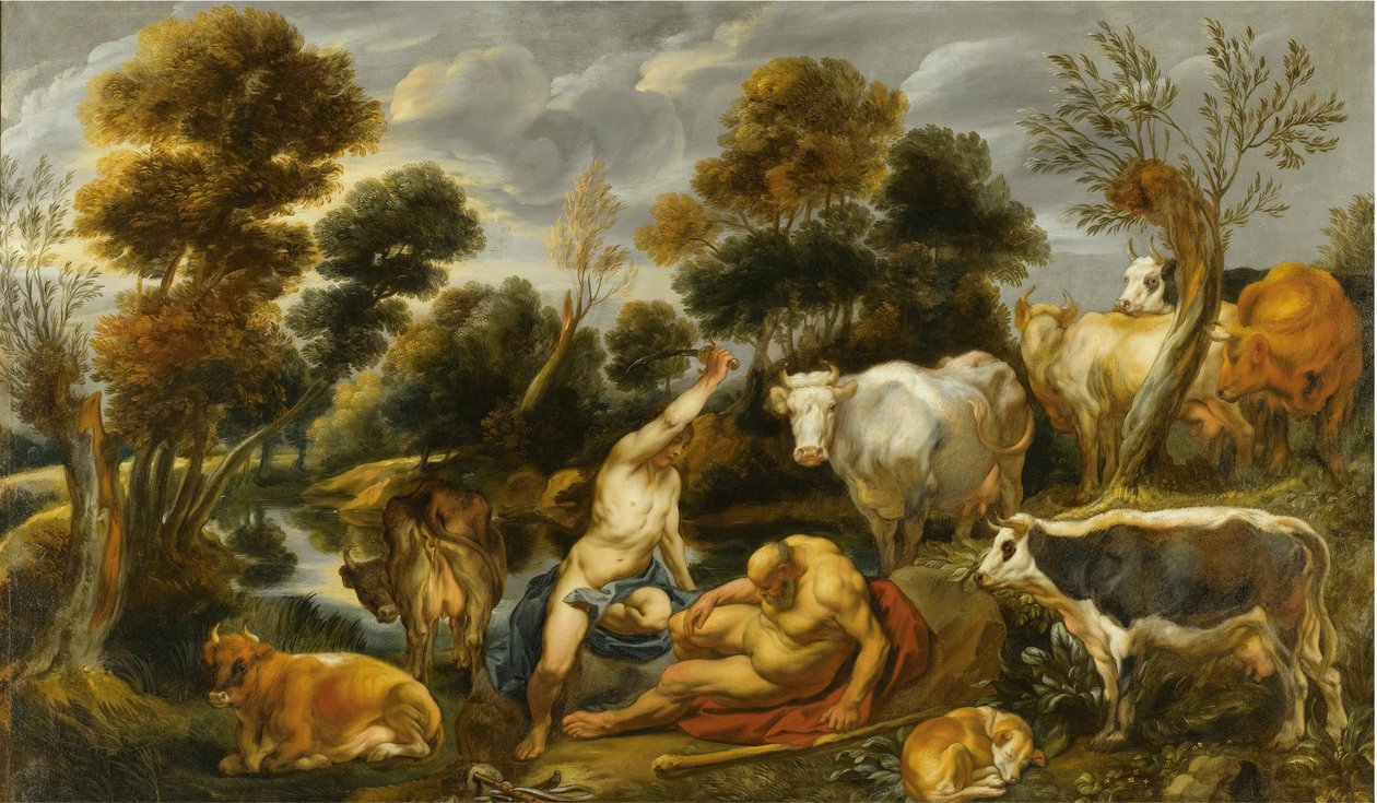 Merkur enthauptet Argus (Ovid, Met.I, 568-721) von Jacob Jordaens