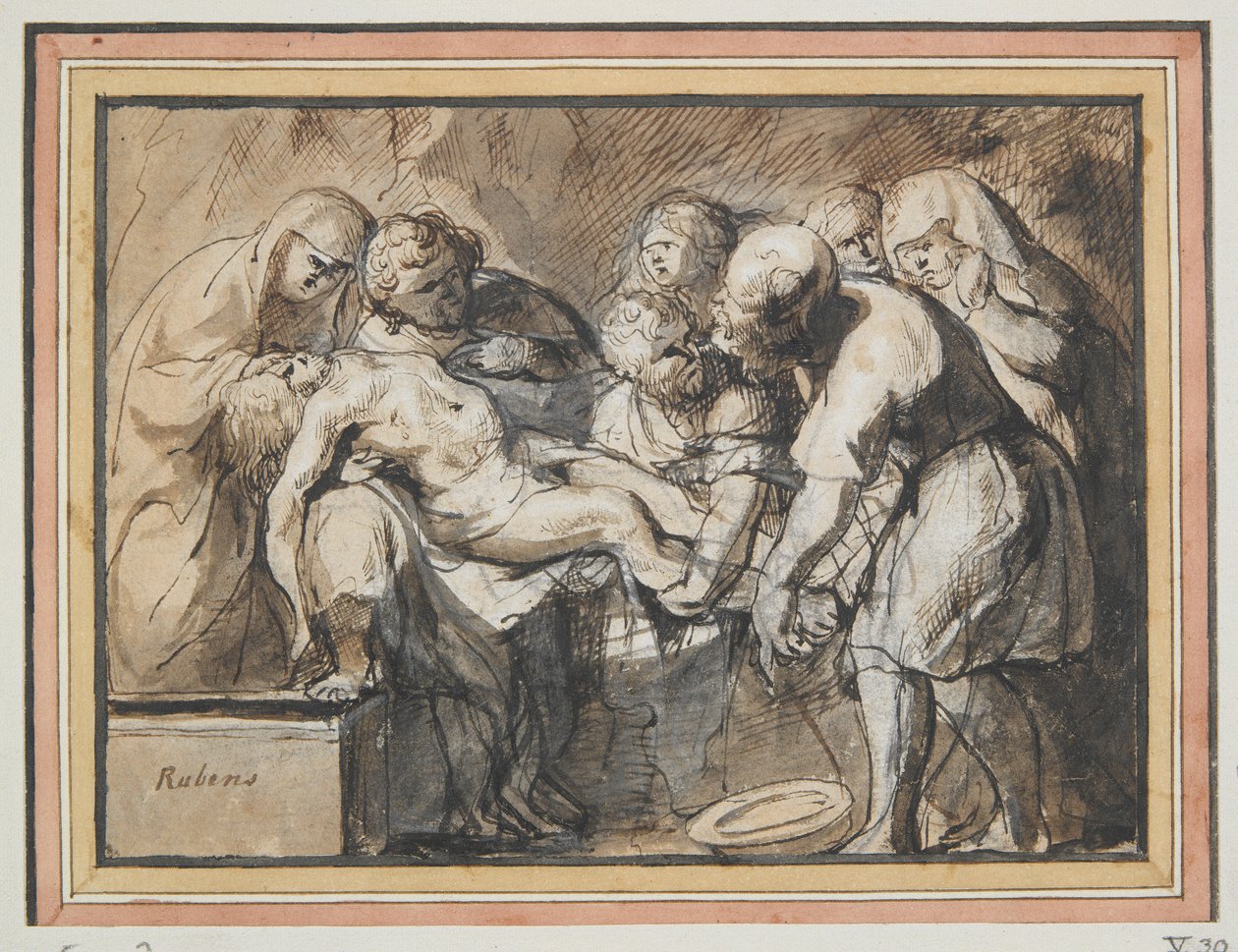 Die Grablegung von Jacob Jordaens