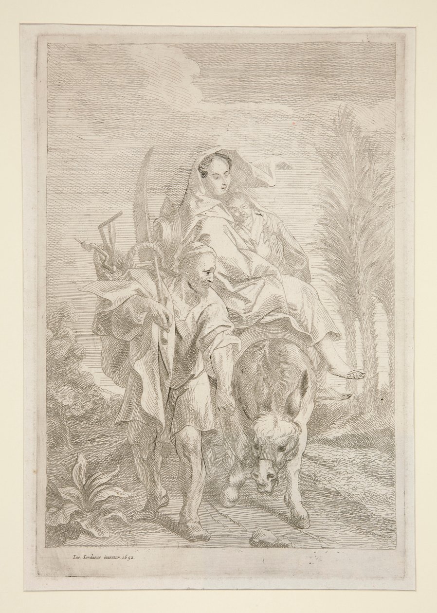 Die Flucht nach Ägypten von Jacob Jordaens
