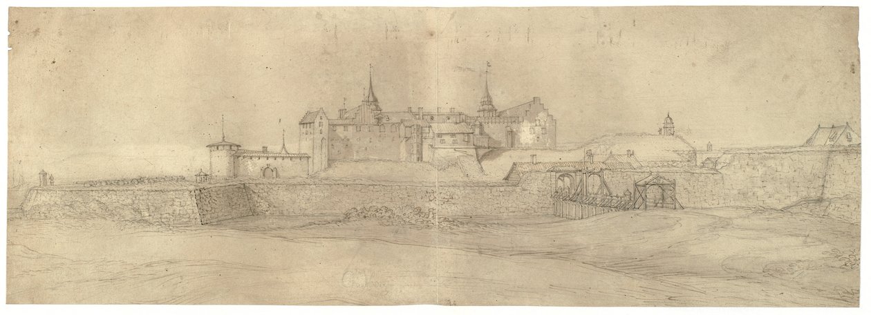 Ansicht der Festung Akershus von Jacob Koninck II