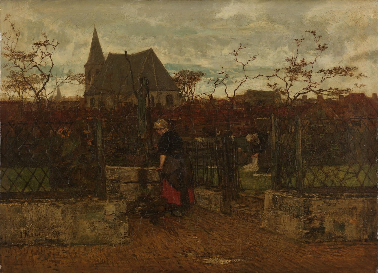 Ein Bleichfeld von Jacob Maris