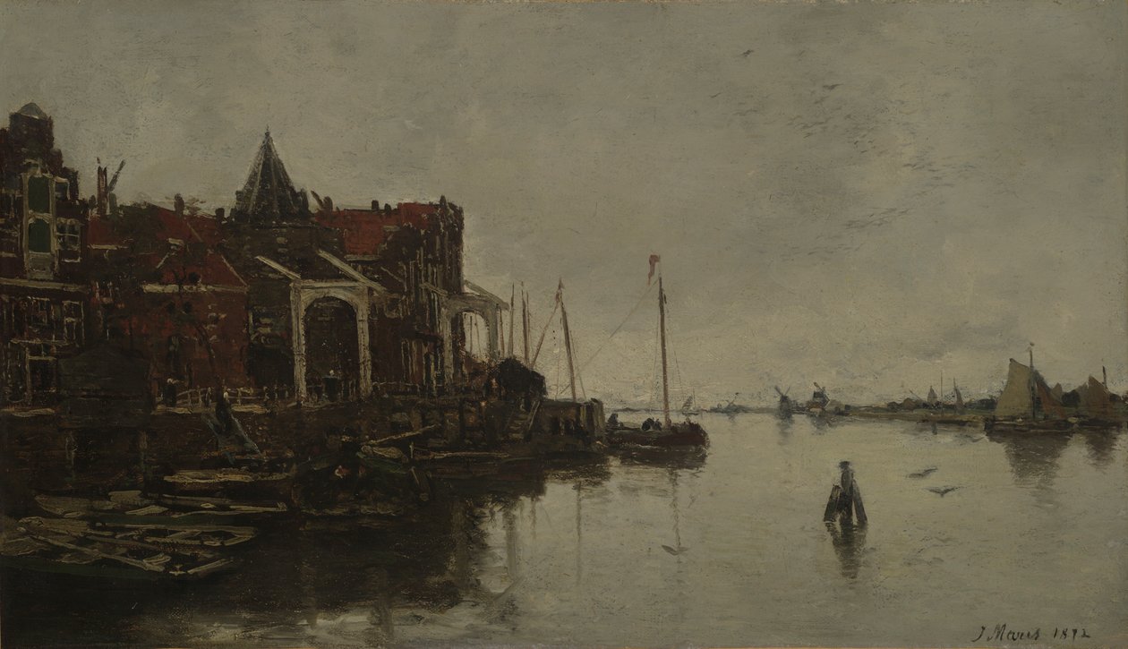 Hafenszene von Jacob Maris