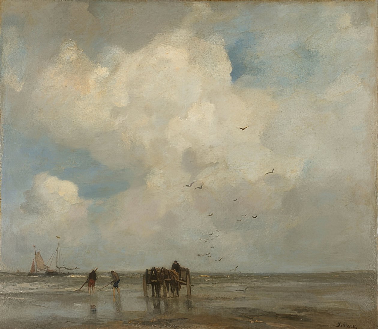 Muschelfischer von Jacob Henricus or Hendricus Maris