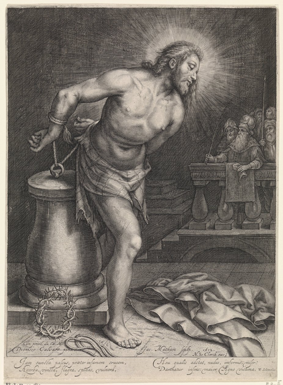Christus an der Geißelsäule von Jacob Matham