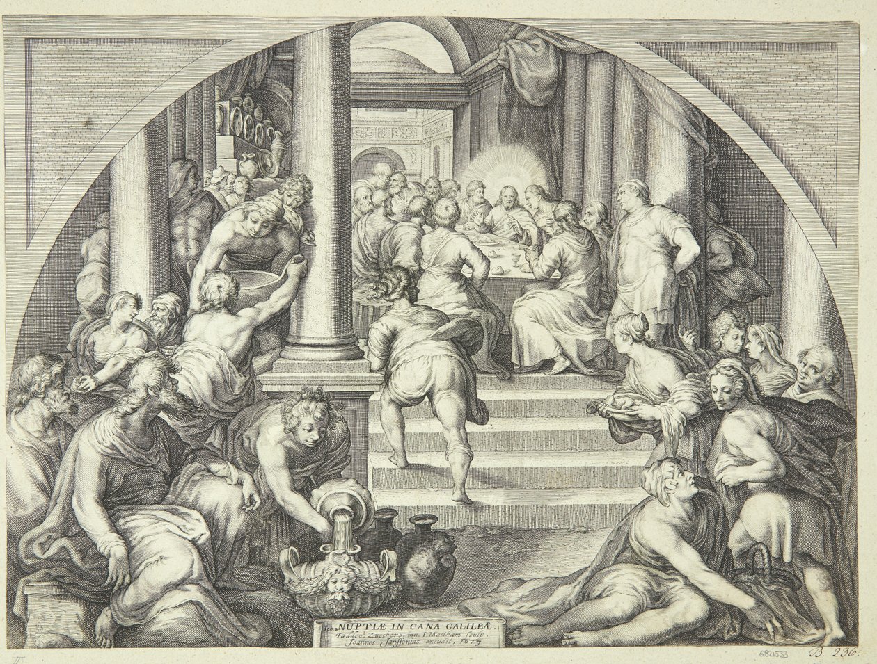 Das letzte Abendmahl von Jacob Matham