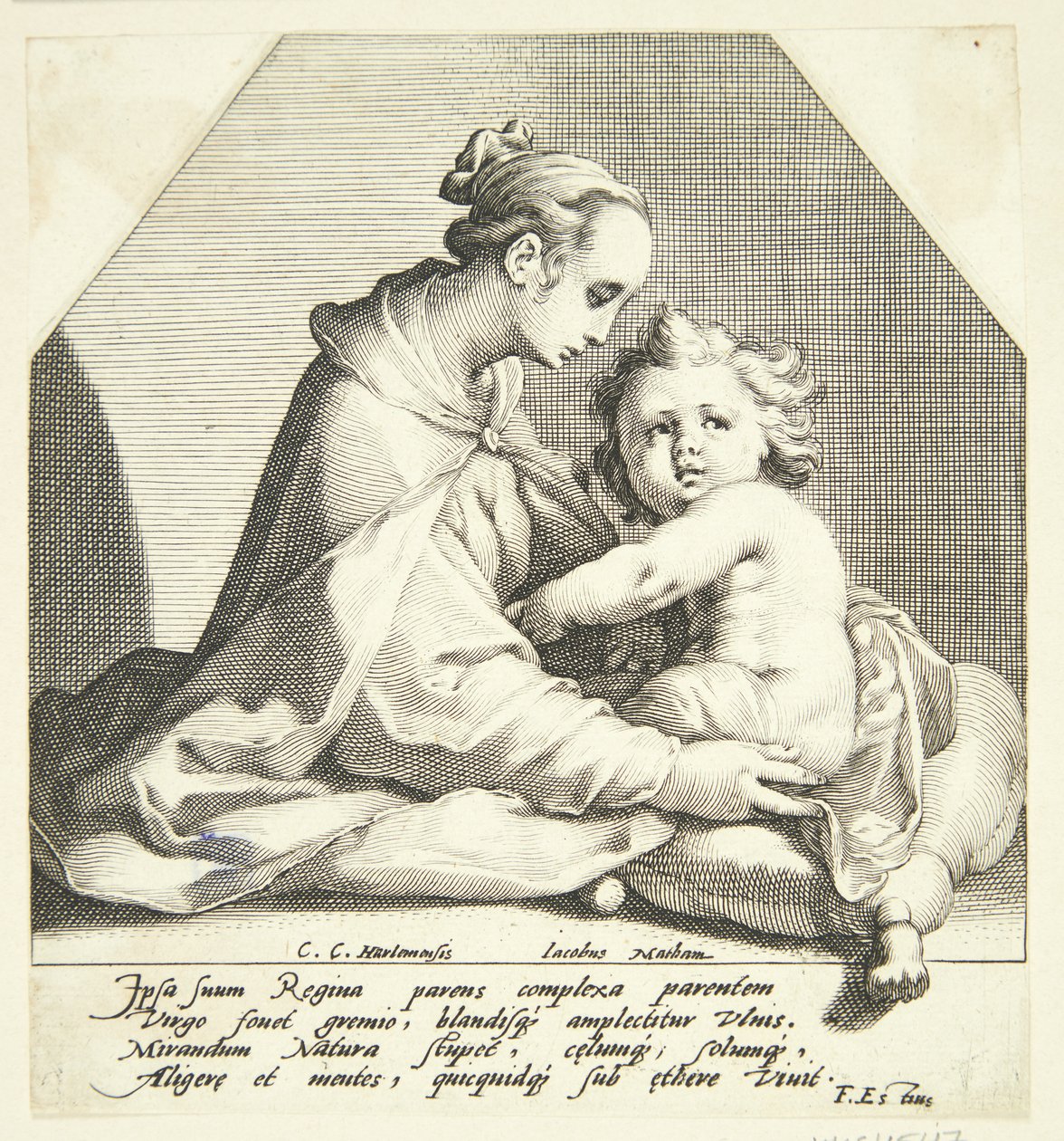 Jungfrau Maria mit dem Kind von Jacob Matham