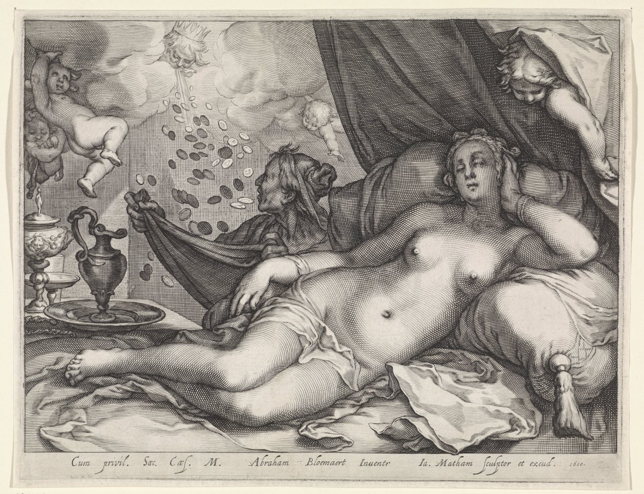 Jupiter und Danaë von Jacob Matham