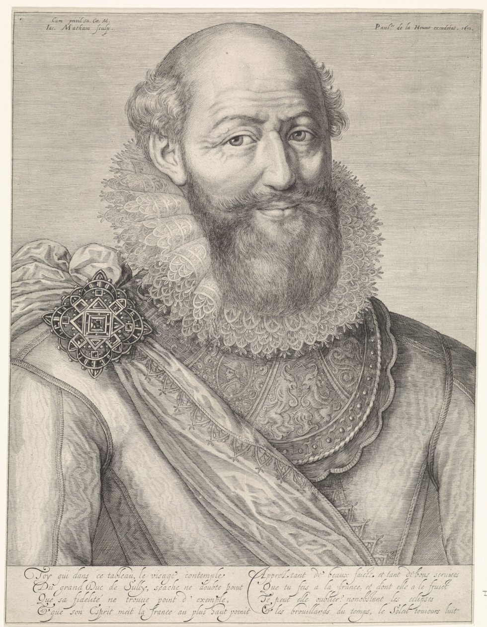 Porträt von Maximilien de Béthune von Jacob Matham