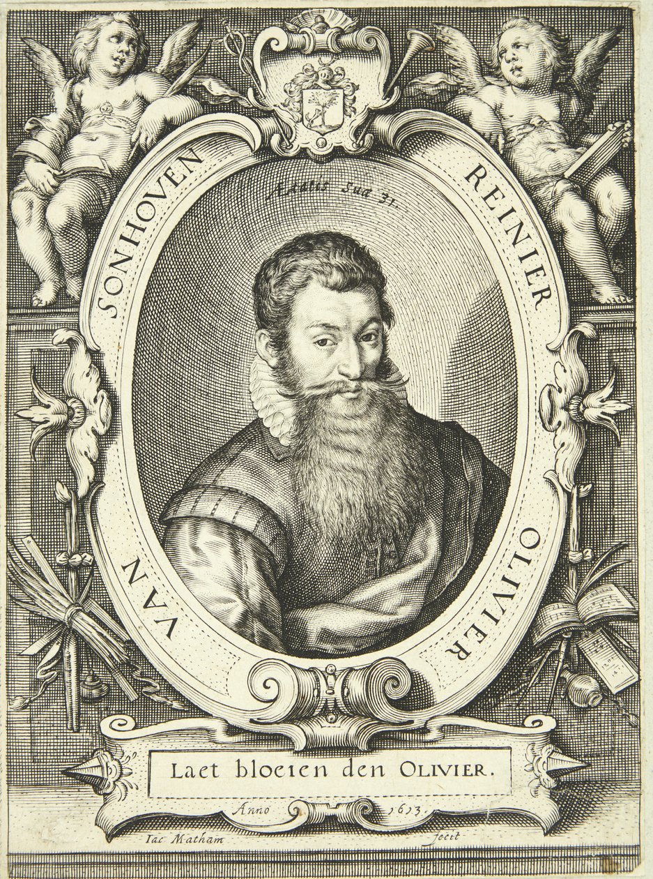 Porträt von Reinier Olivier van Sonhoven von Jacob Matham