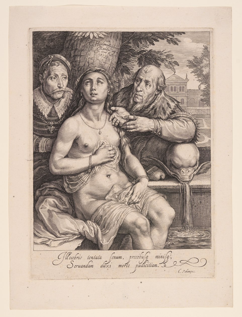 Susanna und die Ältesten von Jacob Matham
