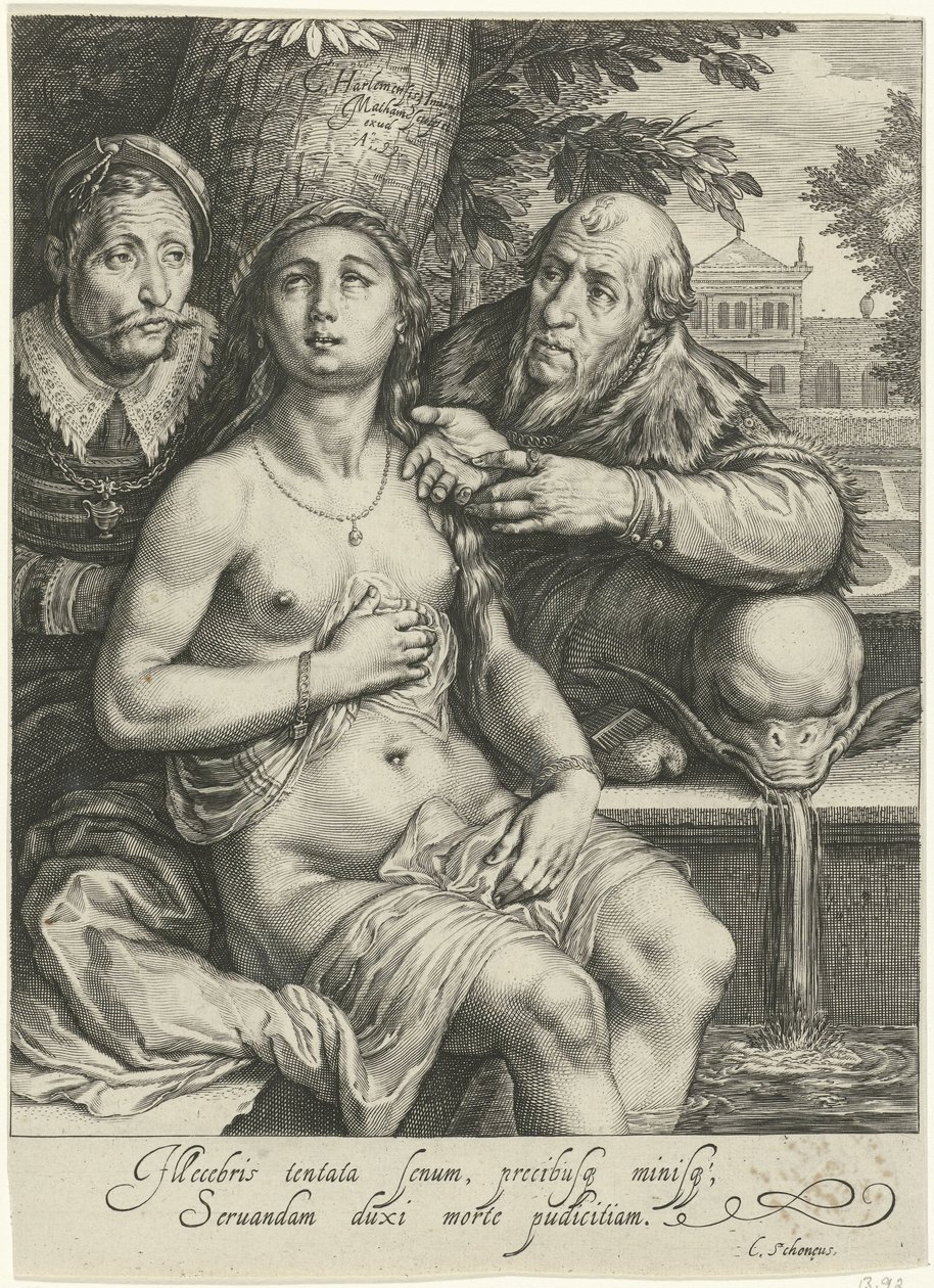 Susanna und die Ältesten von Jacob Matham