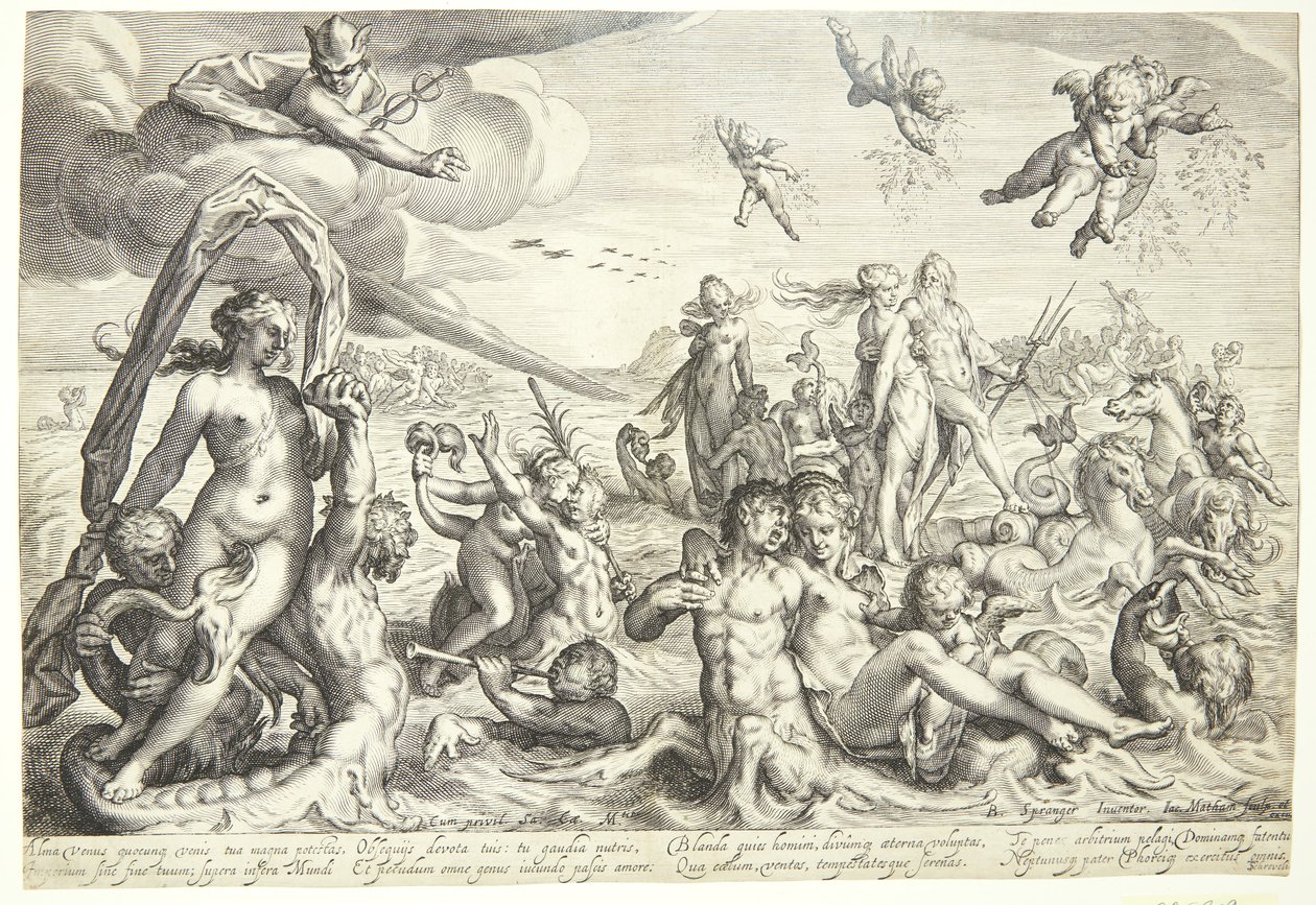 Der Triumph von Neptun und Thetis von Jacob Matham