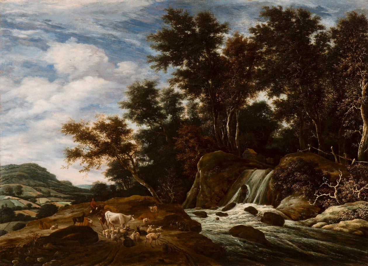 Der Wasserfall von Jacob Salomonsz van Ruysdael