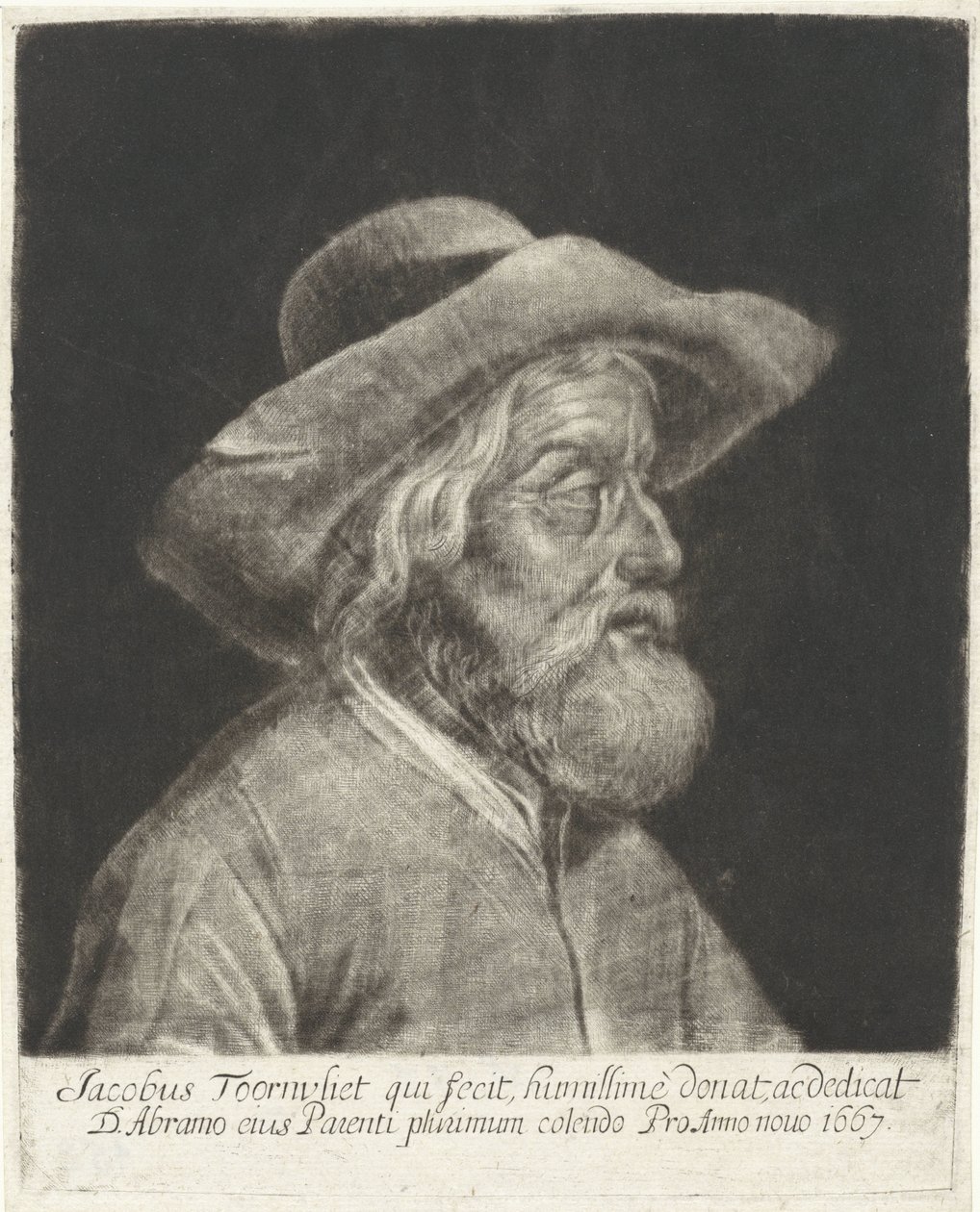 Porträt von Abram Toorenvliet von Jacob Toorenvliet