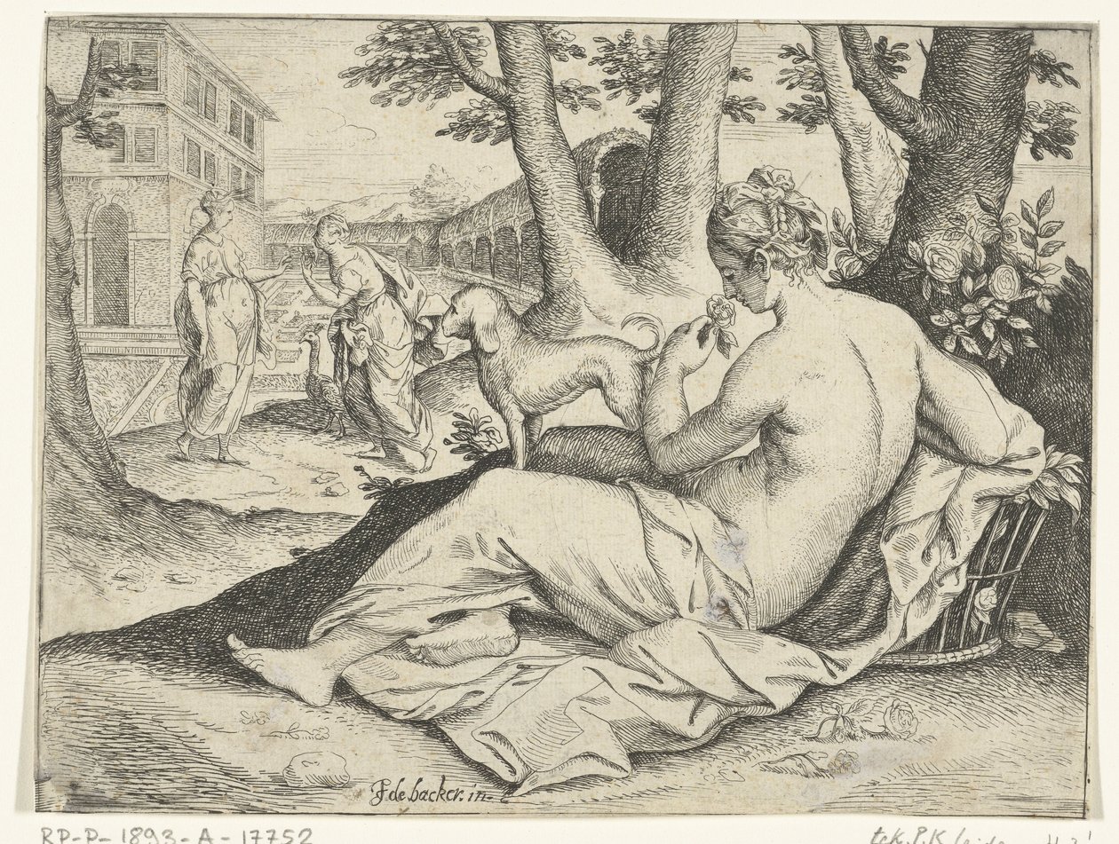 Geruch (Serie: Die fünf Sinne) von Jacob de Backer