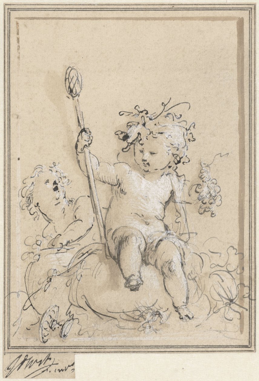 Allegorie auf den Weinbau von Jacob de Wit