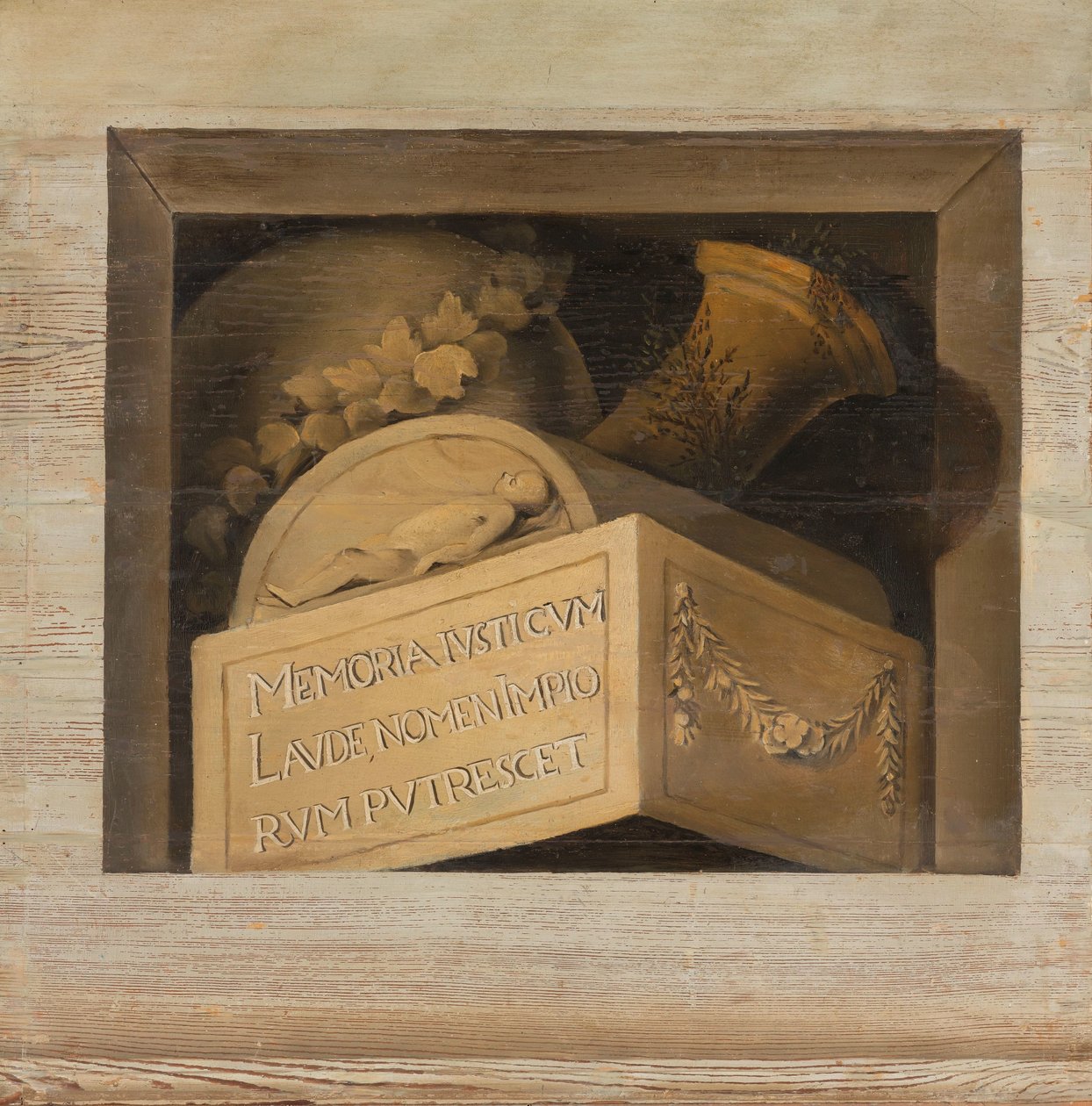 Grab mit Inschrift von Jacob van Campen