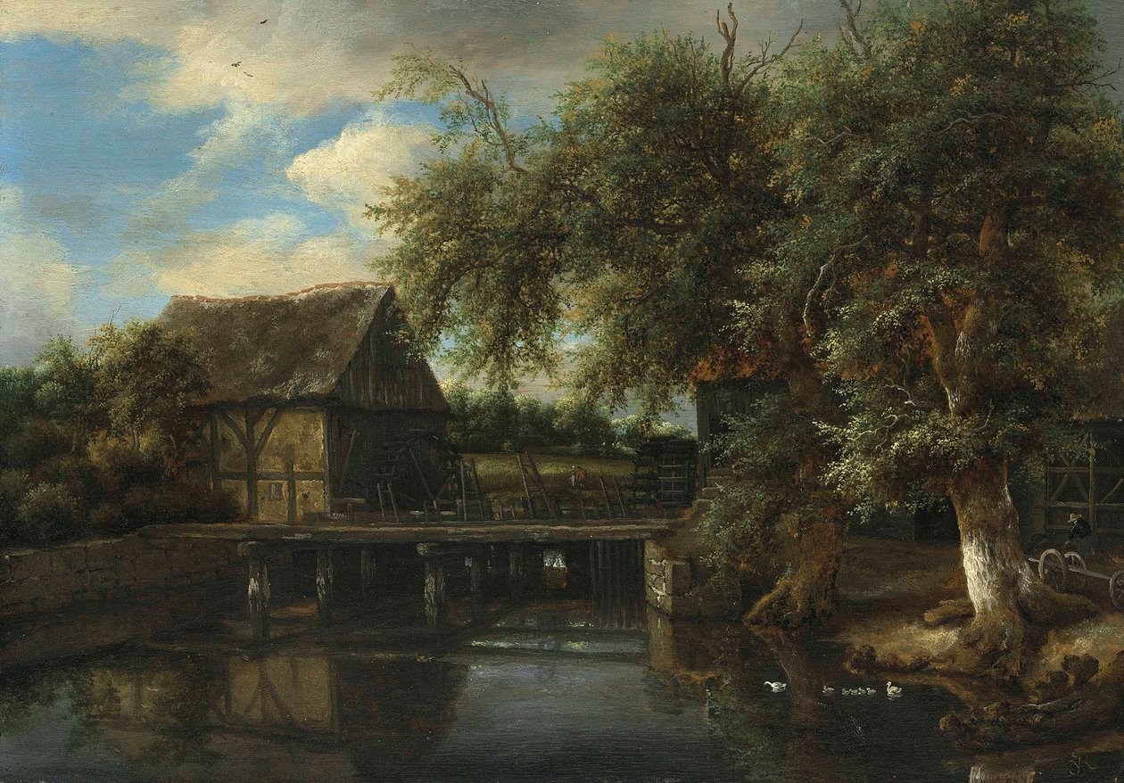 Eine Wassermühle von Jacob van Ruisdael