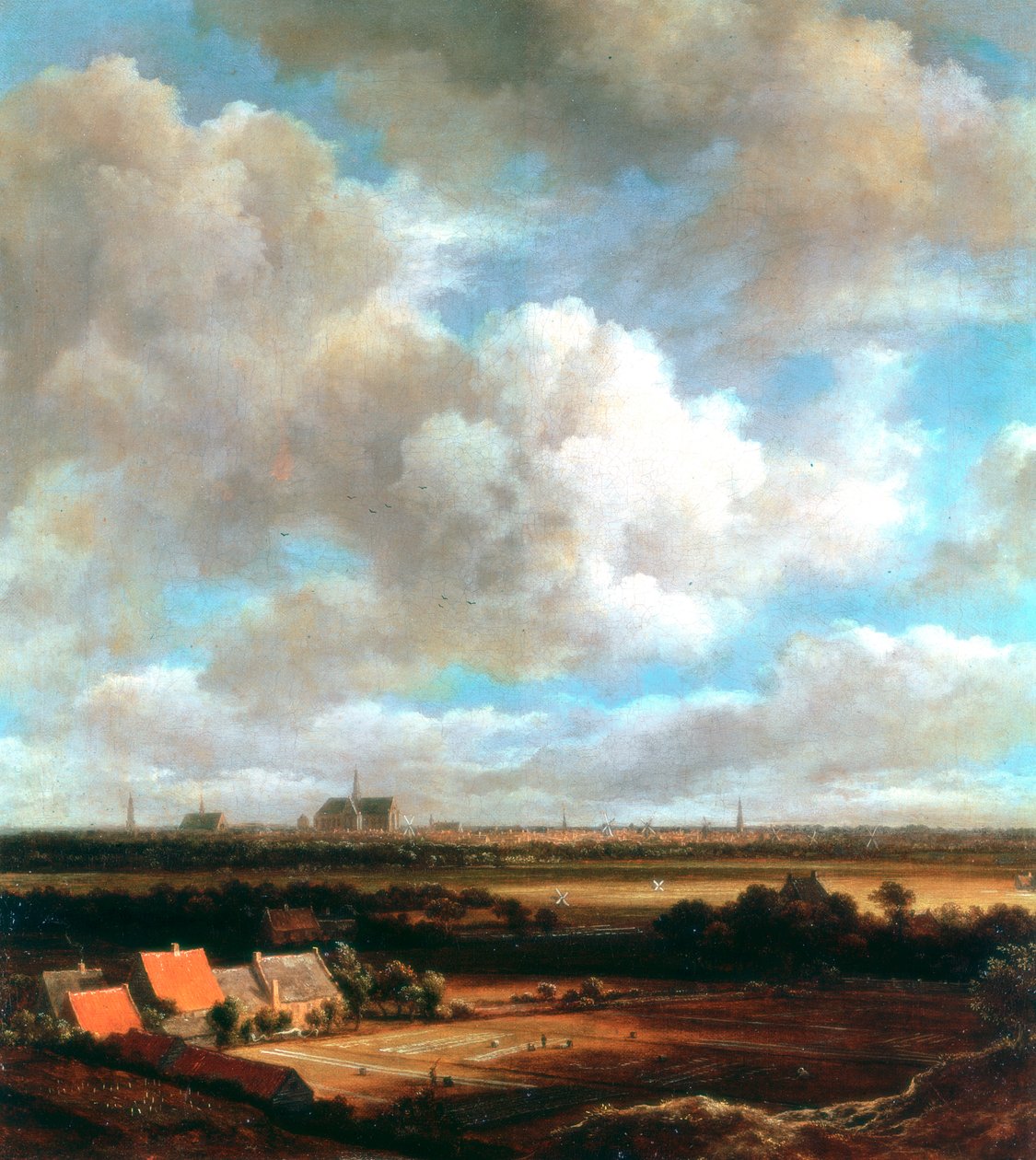 Ansicht von Haarlem, 1670 von Jacob van Ruisdael