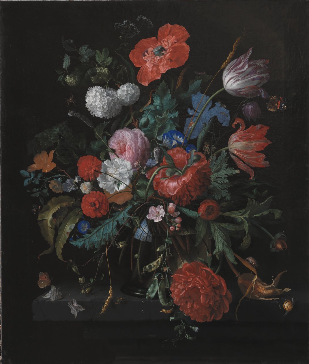 Ein Blumenstrauß von Jacob van Walscapelle