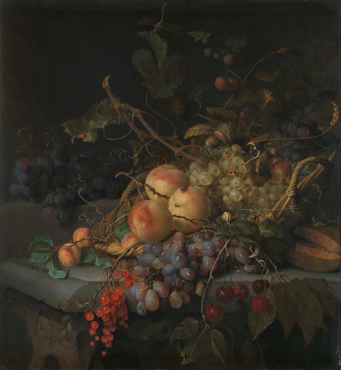 Stillleben mit Obst von Jacob van Walscapelle