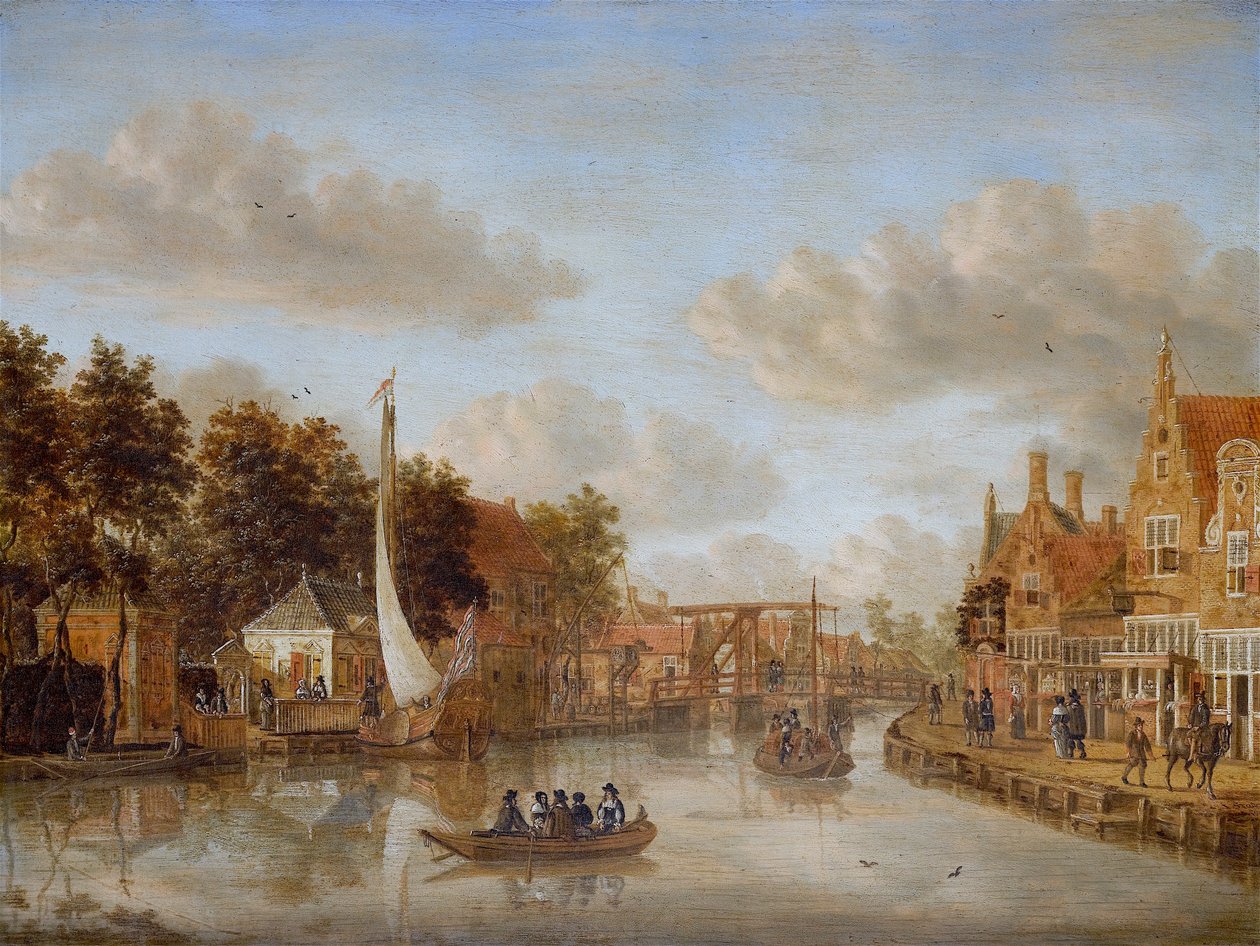 Amsterdam, Blick auf den Overtoom von Jacobus Storck