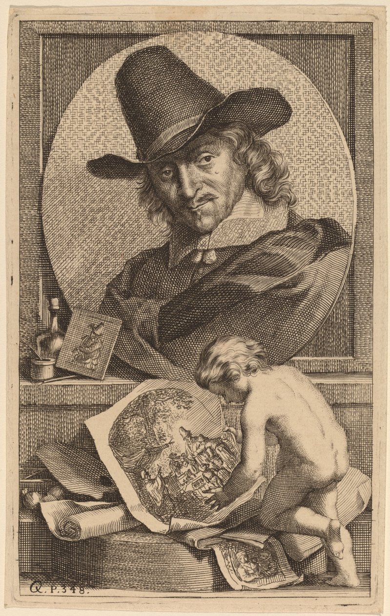 Adriaen van Ostade von Jacobus Houbraken