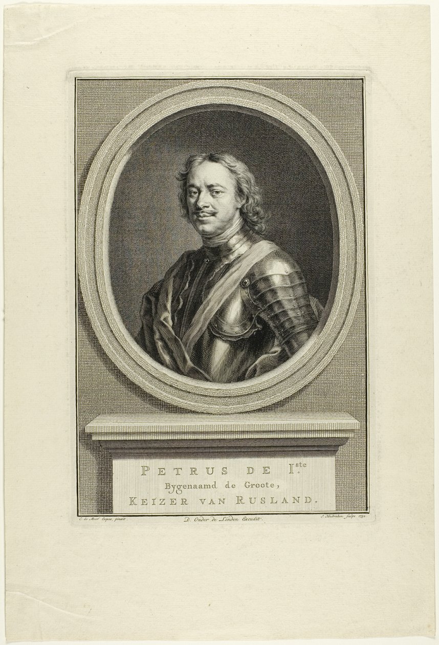 Peter I. von Russland von Jacobus Houbraken