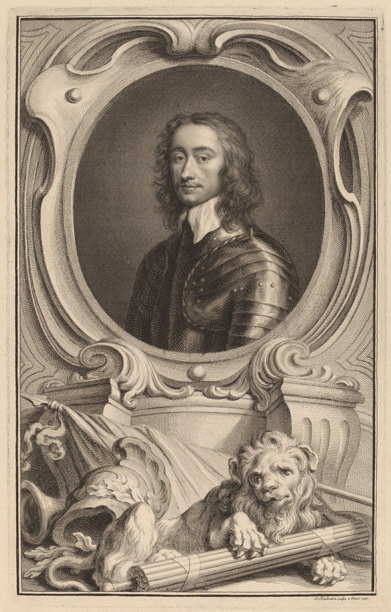 General Charles Fleetwood von Jacobus Houbraken after Robert Walker