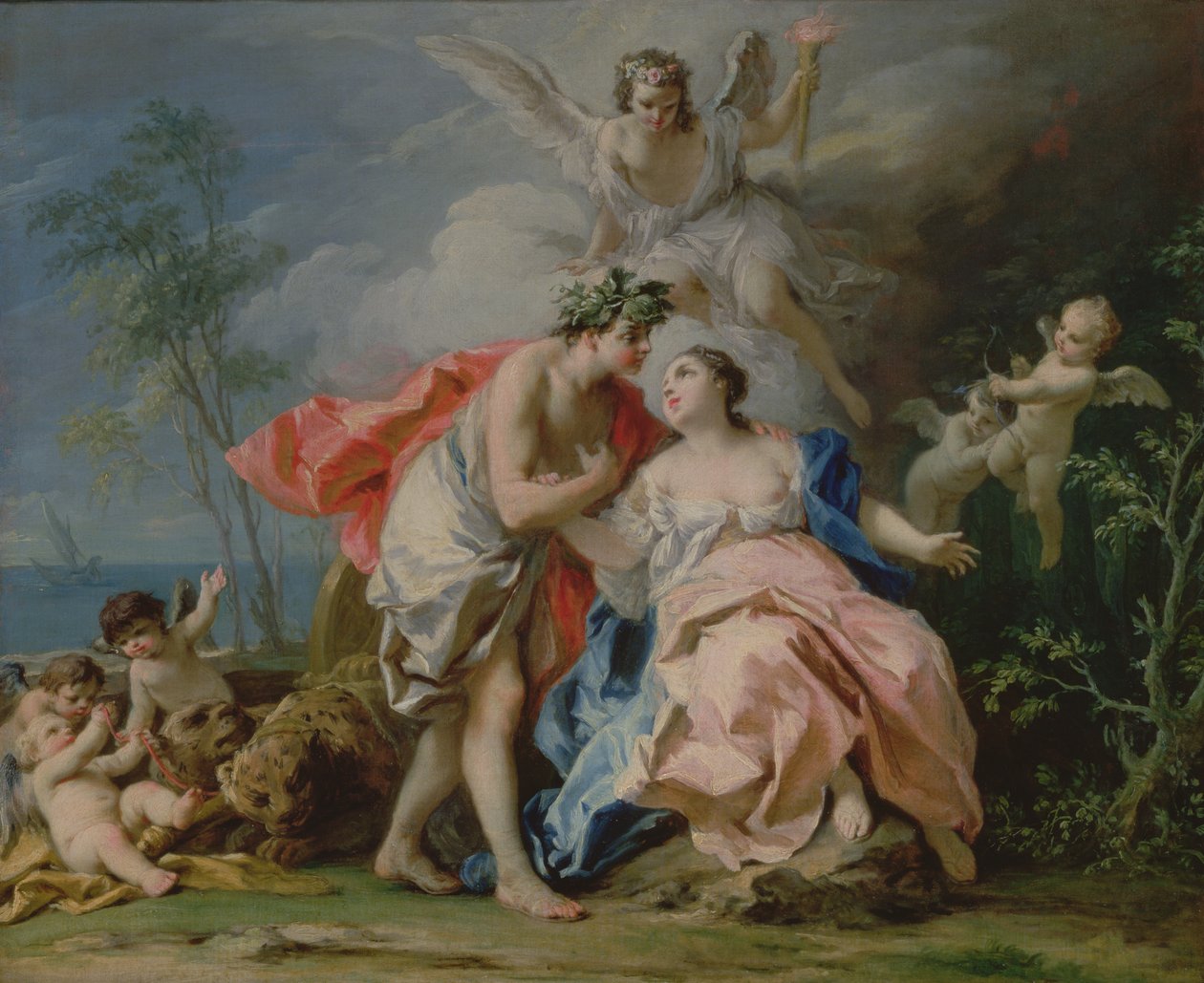 Bacchus und Ariadne von Jacopo Amigoni