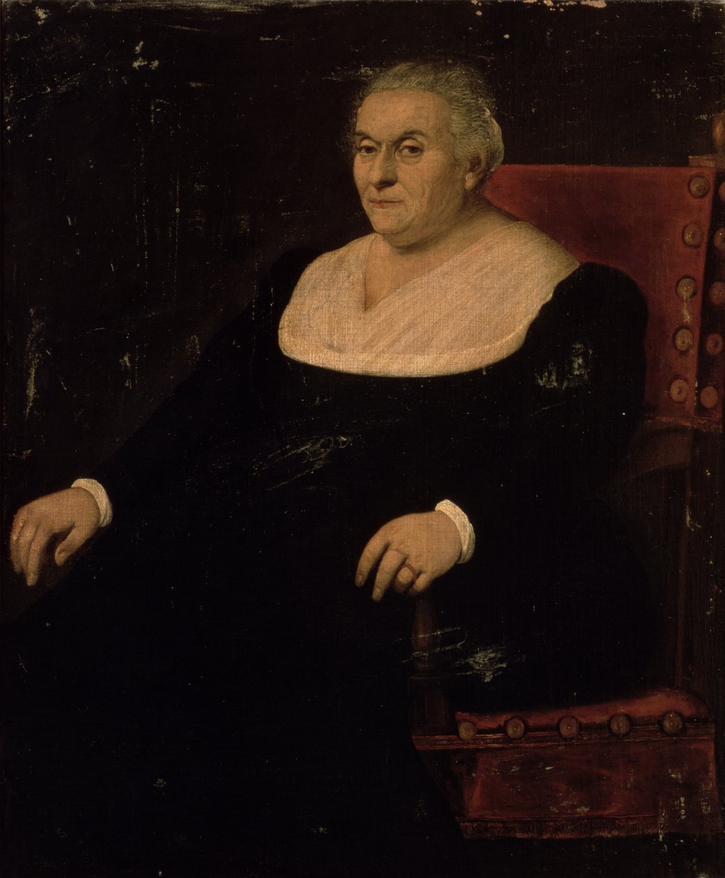 Porträt einer Frau von Jacopo Bassano