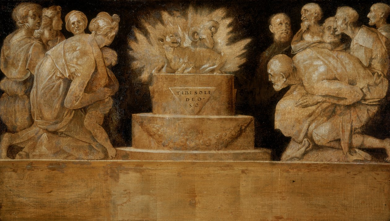 Opferszene von Jacopo Pontormo
