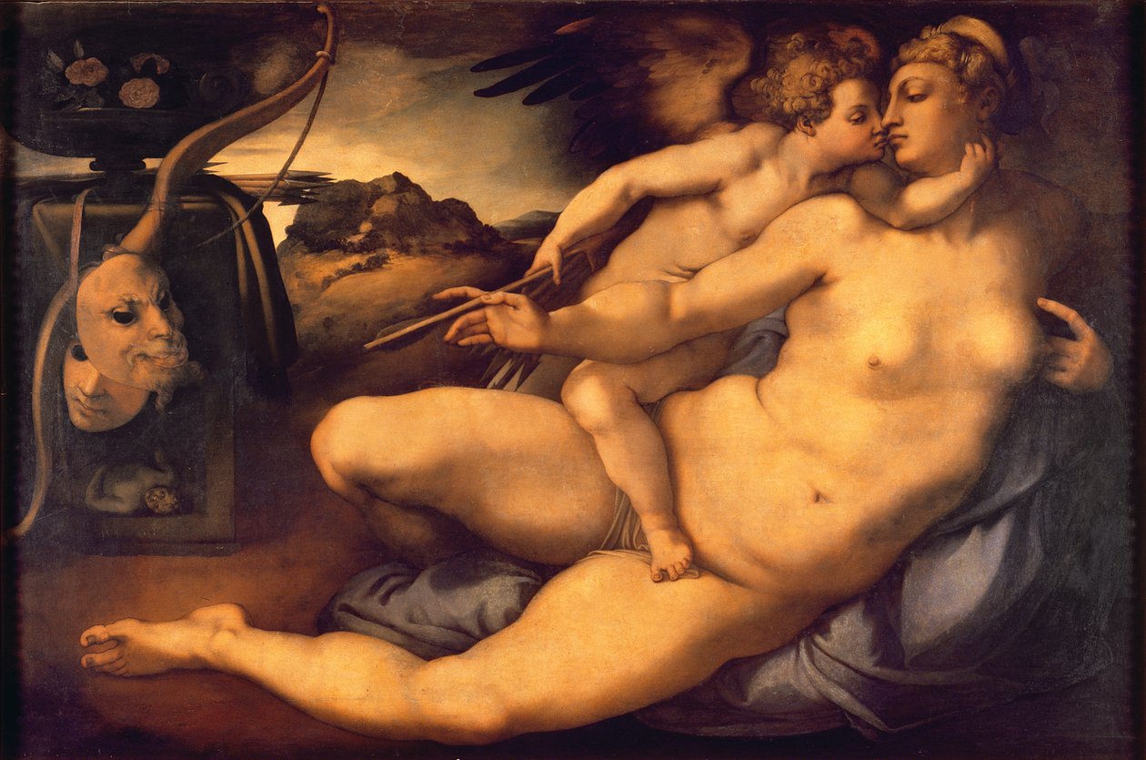 Venus und Amor, 1533 von Jacopo Pontormo