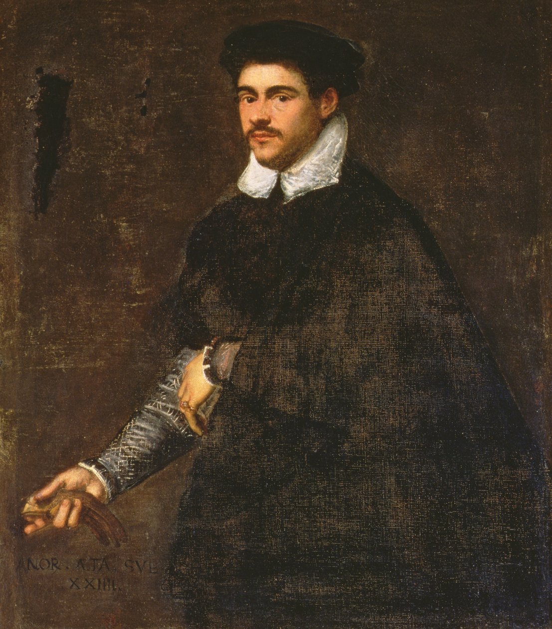 Porträt eines jungen Mannes von Jacopo Robusti Tintoretto