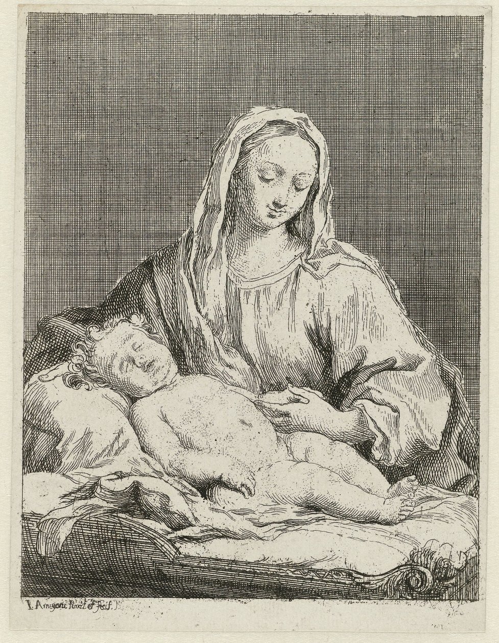 Maria mit Kind von Jacopo Amigoni