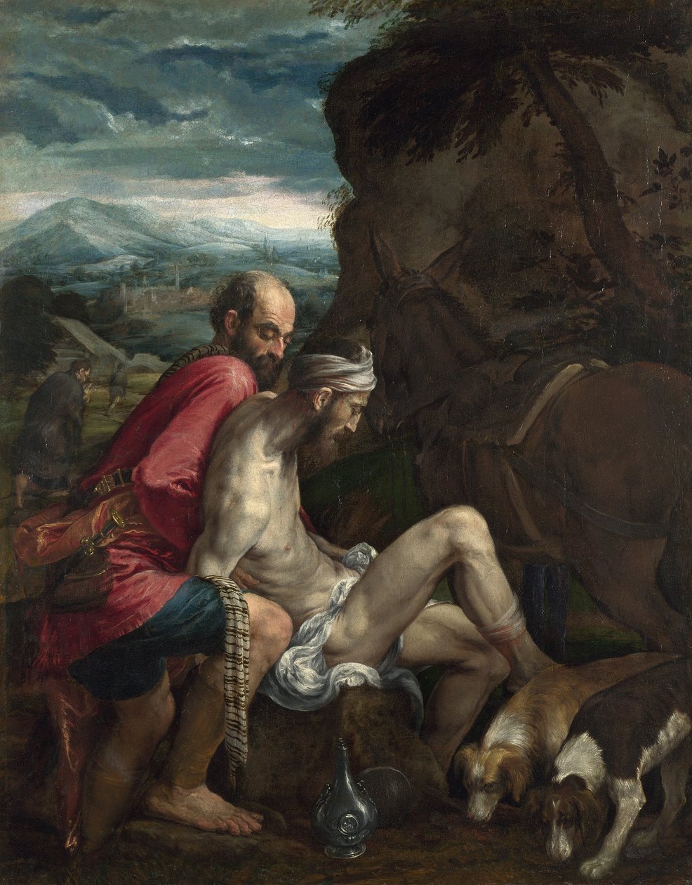 Der barmherzige Samariter von Jacopo Bassano