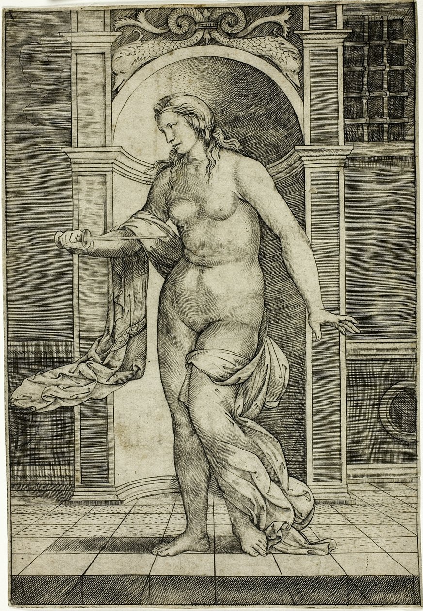 Lucretia von Jacopo Francia