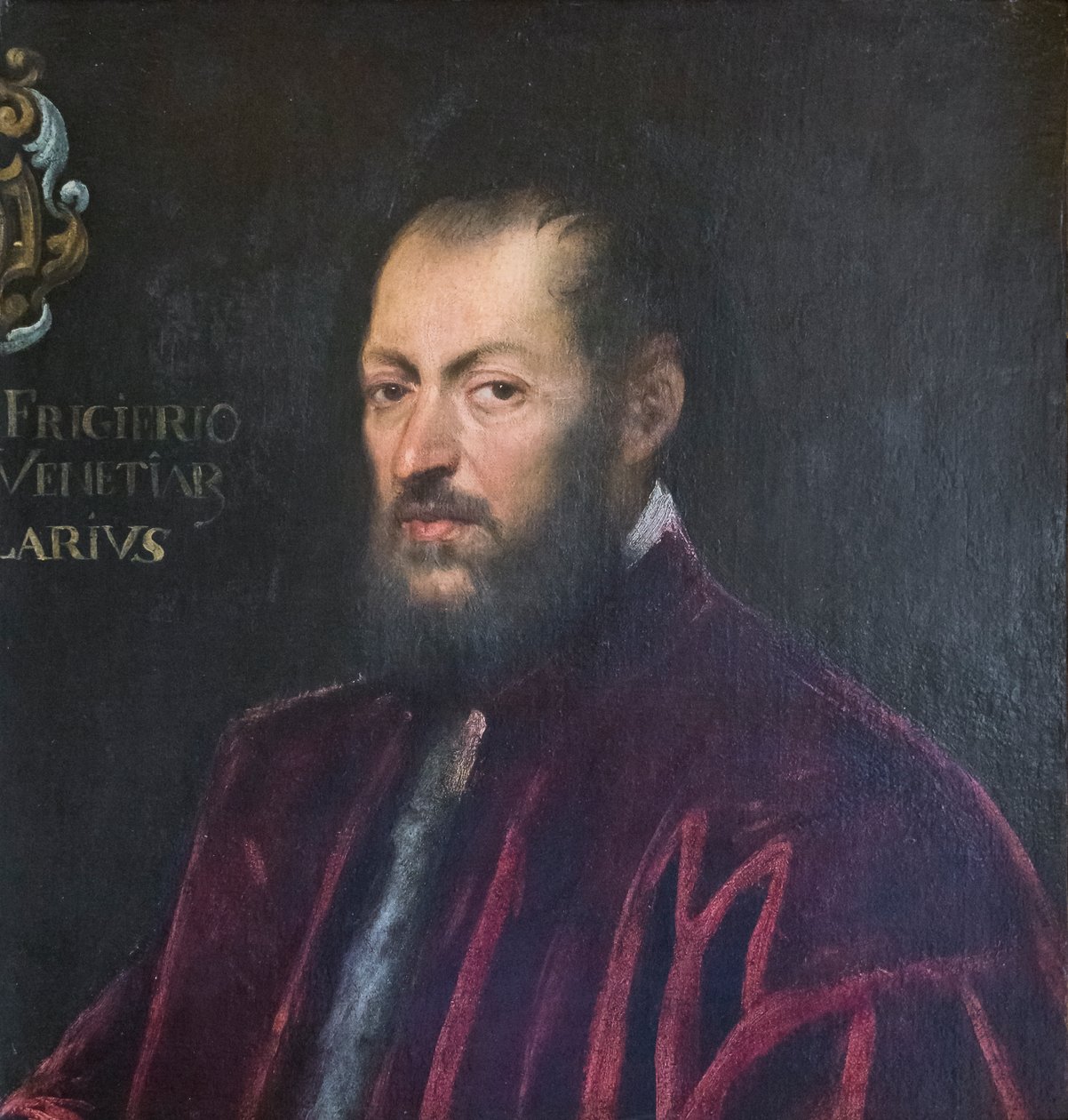 Porträt von Andrea Frizier von Jacopo Robusti Tintoretto