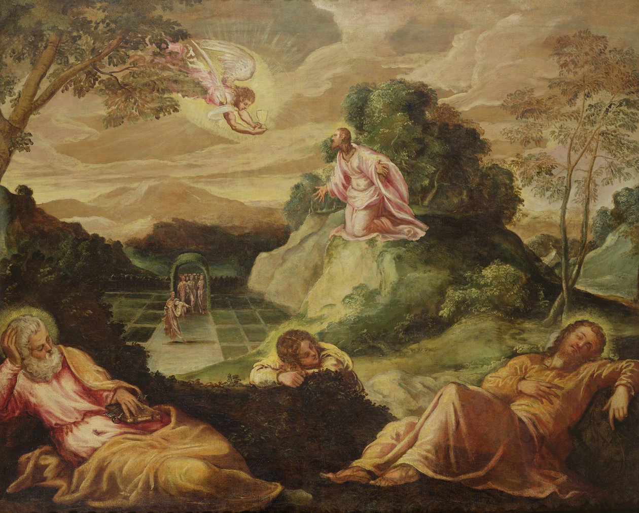 Die Agonie im Garten von Jacopo Robusti Tintoretto